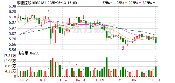 公司配资 东鹏控股：6月13日召开董事会会议